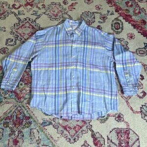 Brooks Brothers Madison Original Polo Shirt 100% Irish Linen